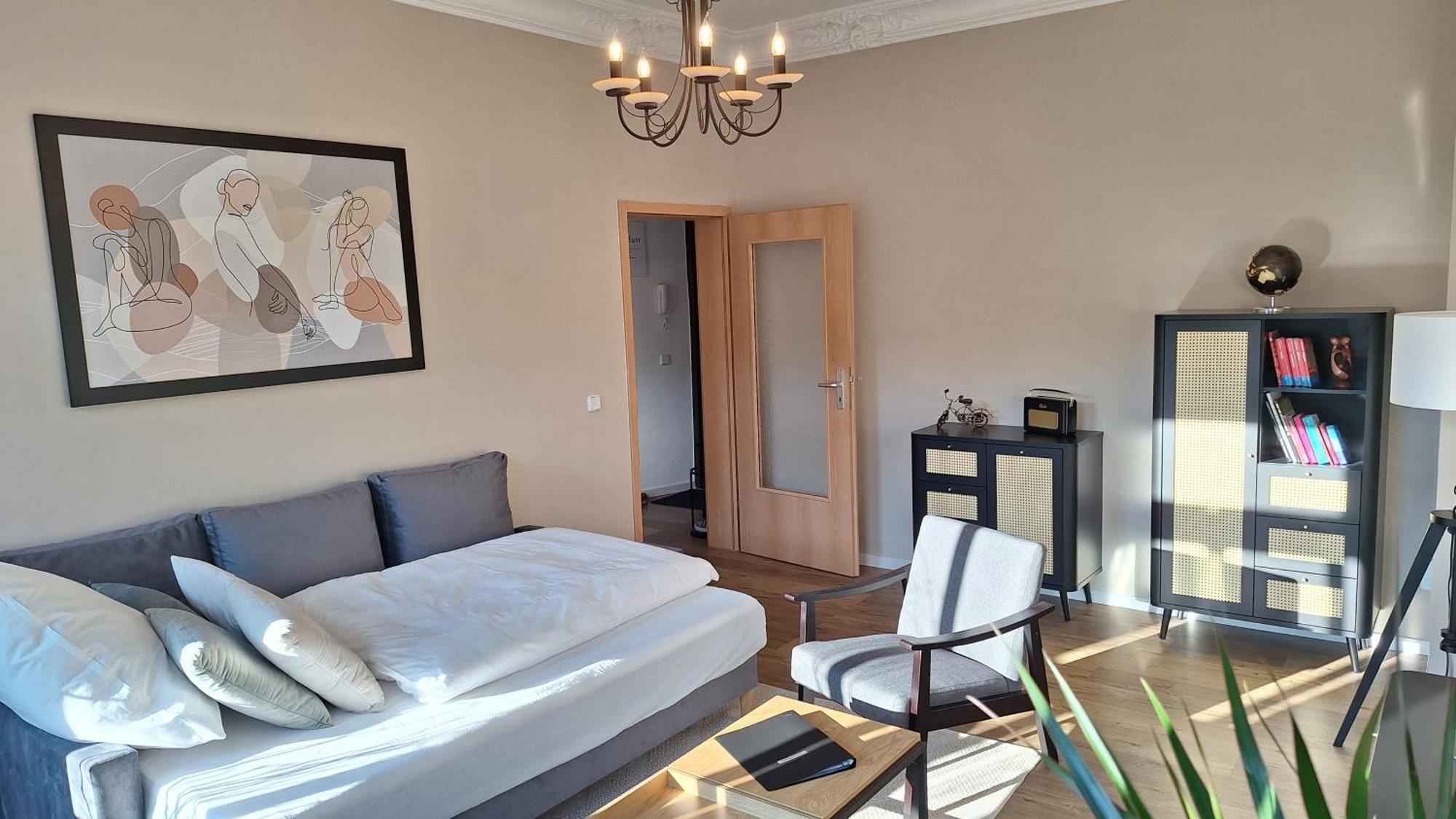 Stylisches Appartement Im Jugendstil-Viertel Chemnitz Eksteriør bilde